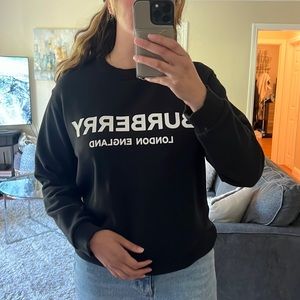Black Burberry London Sweater
